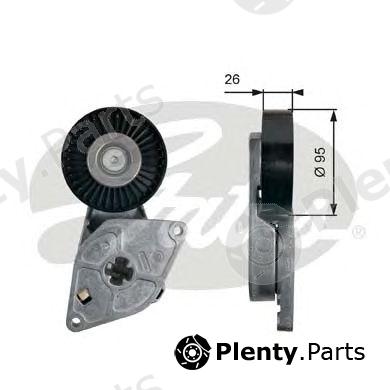  GATES part T38491 Tensioner Pulley, v-ribbed belt