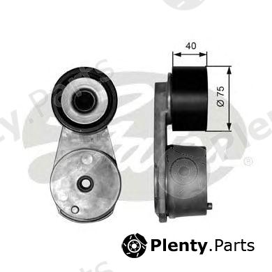  GATES part T38607 Belt Tensioner, v-ribbed belt
