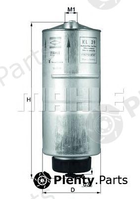  KNECHT part KL39 Fuel filter