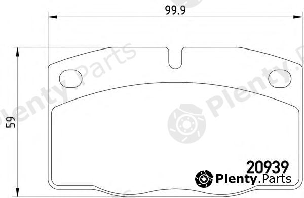  TEXTAR part 2093904 Brake Pad Set, disc brake