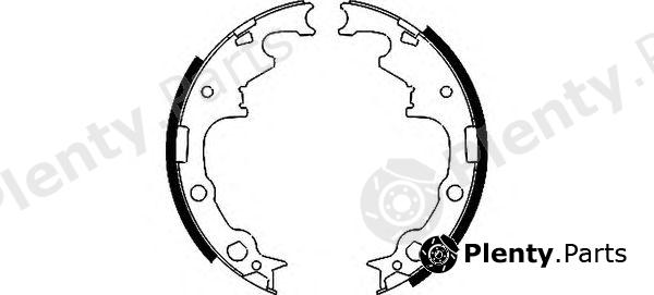  TEXTAR part 91056500 Brake Shoe Set