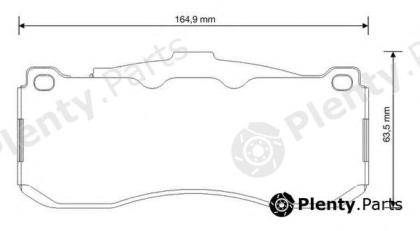  BENDIX part 573294B Brake Pad Set, disc brake