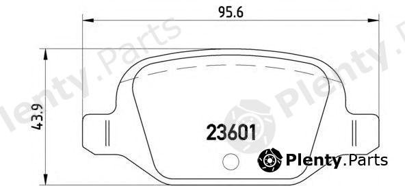 BREMBO part P23064 Brake Pad Set, disc brake