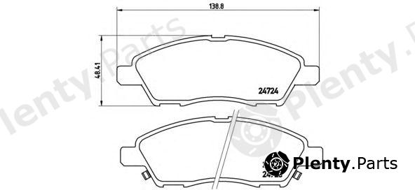  BREMBO part P56070 Brake Pad Set, disc brake