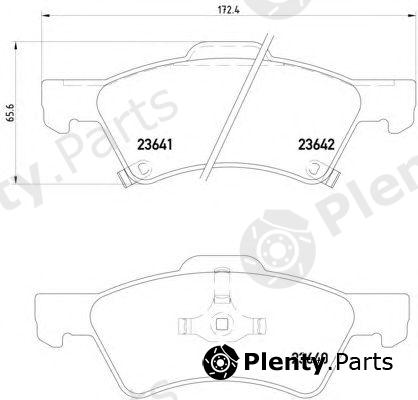  HELLA part 8DB355010-061 (8DB355010061) Brake Pad Set, disc brake