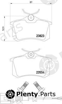  HELLA part 8DB355010-781 (8DB355010781) Brake Pad Set, disc brake