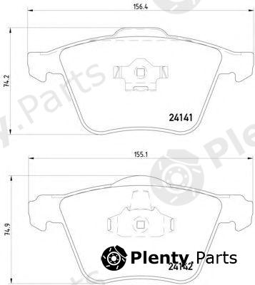  HELLA part 8DB355011-721 (8DB355011721) Brake Pad Set, disc brake