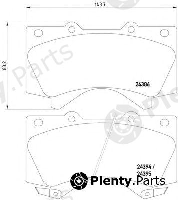  HELLA part 8DB355013-151 (8DB355013151) Brake Pad Set, disc brake