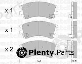  METELLI part 2204760 Brake Pad Set, disc brake
