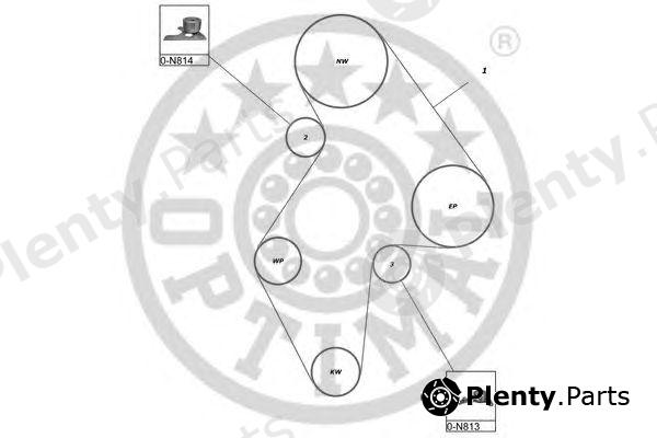  OPTIMAL part SK-1007 (SK1007) Timing Belt Kit