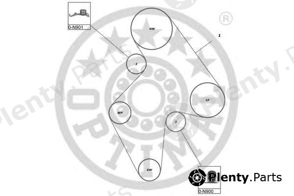  OPTIMAL part SK-1022 (SK1022) Timing Belt Kit
