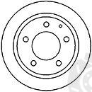  MAPCO part 25536 Brake Disc