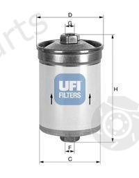  UFI part 3150600 Fuel filter