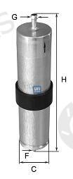  UFI part 3183900 Fuel filter