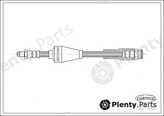  CORTECO part 19031605 Brake Hose