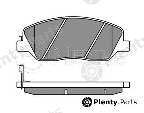  MEYLE part 0252435117/W (0252435117W) Brake Pad Set, disc brake