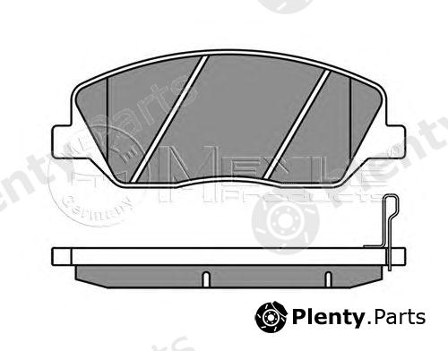  MEYLE part 0252435117/W (0252435117W) Brake Pad Set, disc brake