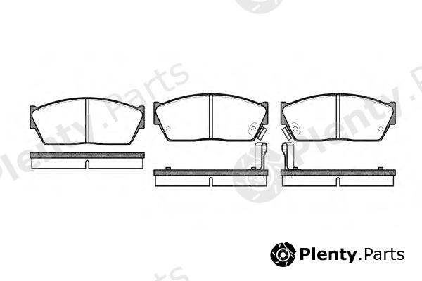  REMSA part 014702 Brake Pad Set, disc brake