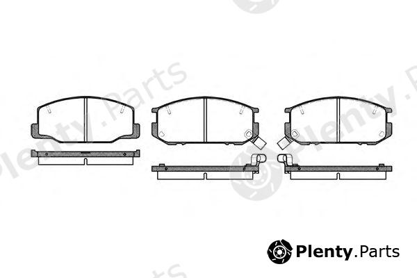  REMSA part 015212 Brake Pad Set, disc brake
