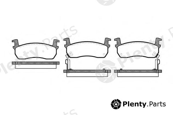  REMSA part 017402 Brake Pad Set, disc brake