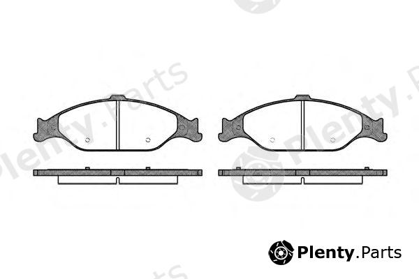  REMSA part 0760.00 (076000) Brake Pad Set, disc brake