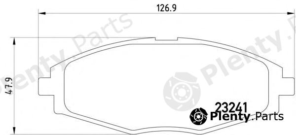  PAGID part T3093 Brake Pad Set, disc brake