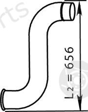  DINEX part 66214 Exhaust Pipe