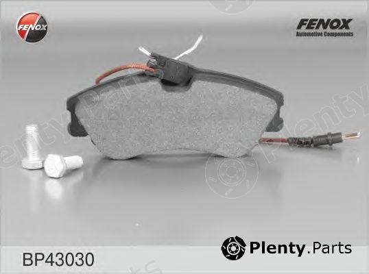  FENOX part BP43030 Brake Pad Set, disc brake