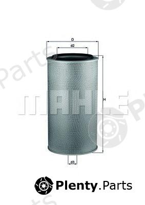  MAHLE ORIGINAL part LX1255 Air Filter