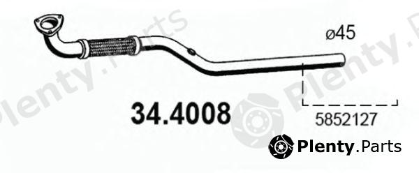  ASSO part 34.4008 (344008) Exhaust Pipe