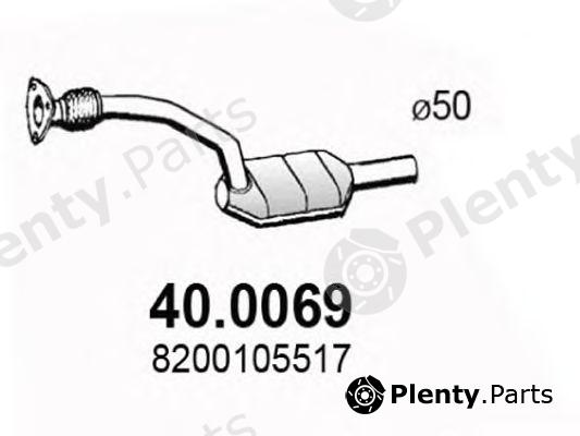  ASSO part 40.0069 (400069) Catalytic Converter