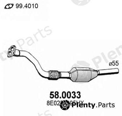  ASSO part 58.0033 (580033) Catalytic Converter