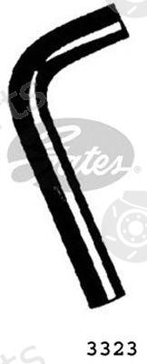  GATES part 3323 Radiator Hose