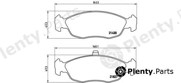  BREMBO part P61051 Brake Pad Set, disc brake