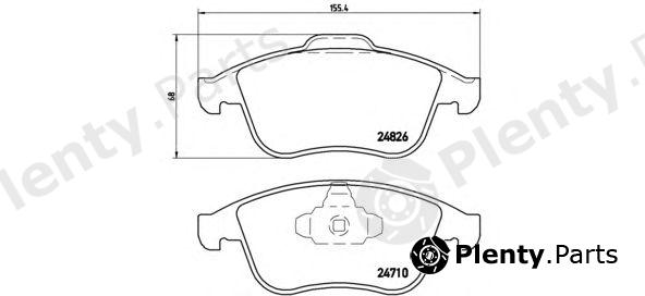  BREMBO part P68052 Brake Pad Set, disc brake