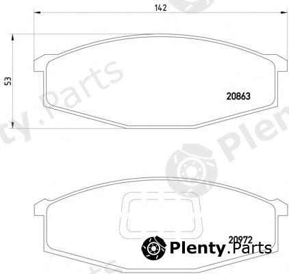  MINTEX part MDB1863 Brake Pad Set, disc brake