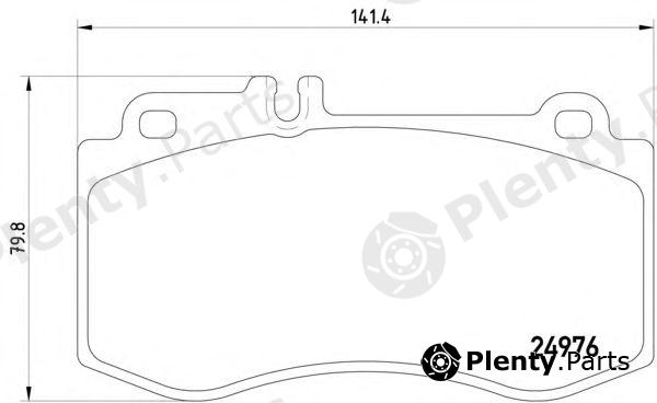  MINTEX part MDB3046 Brake Pad Set, disc brake