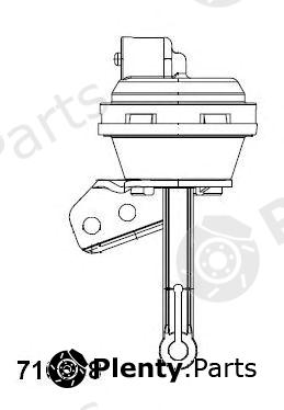  WAHLER part 710558 Vacuum Control Valve, EGR