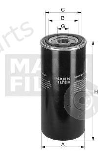  MANN-FILTER part WD724/6 (WD7246) Hydraulic Filter, automatic transmission; Filter, operating hydraulics