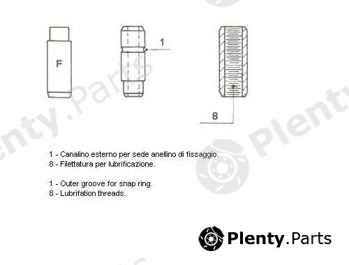  METELLI part 01-1370 (011370) Valve Guides