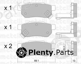  METELLI part 2201701 Brake Pad Set, disc brake