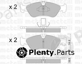  METELLI part 2203110 Brake Pad Set, disc brake
