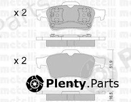  METELLI part 2203370 Brake Pad Set, disc brake