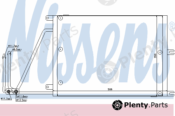  NISSENS part 94623 Condenser, air conditioning