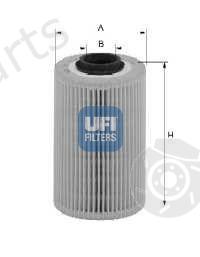  UFI part 2601800 Fuel filter