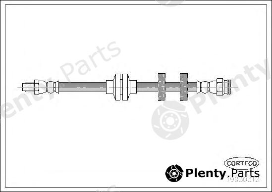  CORTECO part 19030312 Brake Hose