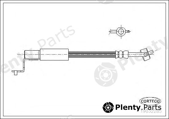  CORTECO part 19032285 Brake Hose