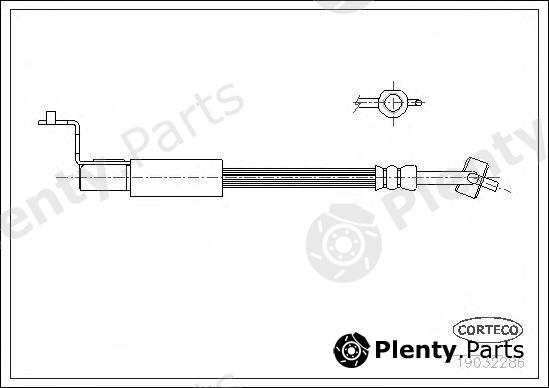  CORTECO part 19032286 Brake Hose