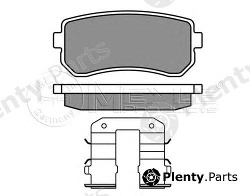  MEYLE part 0252432015/W (0252432015W) Brake Pad Set, disc brake