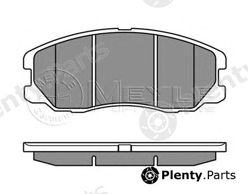  MEYLE part 0252451016/W (0252451016W) Brake Pad Set, disc brake